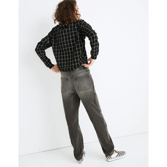 Madewell Textured Turtleneck Top in Windowpane Size XS - Picture 2 of 6